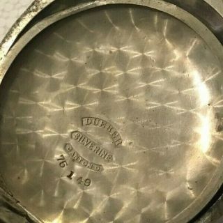 Antique Elgin Pocket Watch 1900 Dueber Silverine Case 4