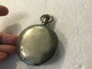 Antique Elgin Pocket Watch 1900 Dueber Silverine Case 6