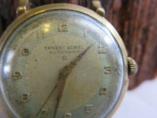 Vintage Ernest Borel 14K Gold Filled Automatic Mens Watch RP7 2