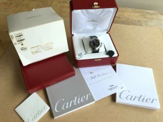 Cartier Pasha Seatimer 2790 Automatic Black 40mm Box Books Papers Links