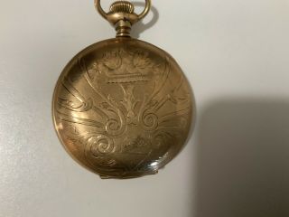 American Waltham Gold Plated Pocket Watch Co.  15 Jewel 4