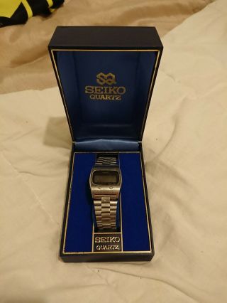 Vintage Seiko Quartz Lc.  0439 - 5009.  Watch And Box