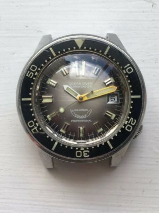 Vintage Rare Squale Master/professional Blandford Ocean Diver S.  A 100atmos
