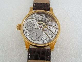 Rolex Lever Antique Swiss Unique Art Deco Men ' s Watch Serviced 6