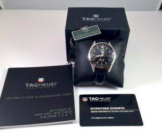 Tag Heuer Carrera Calibre 7 Twin Time Mens Automatic Watch Exc.  Cond.  WV2115 12