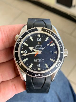 Omega Seamaster Planet Ocean Stainless Steel Automatic Movement 007 Hand