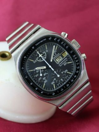 OMEGA Speedmaster Chronograph TV 176.  0014 Watch.  Caliber 1045.  Ca 1979 2