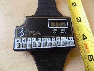 Ultra Rare Made in Hong Kong Piano Watch w Synthesizer and Keyboard 2