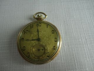 Antique / Vintage Elgin 17 Jewels 14k Gold Filled Pocket Watch