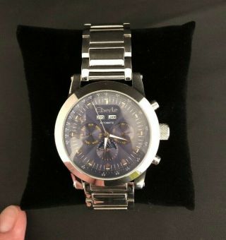 Vintage Men ' s Eberle Automatic Chronograph Watch Wristwatch model E137 - 188 (AB1 2