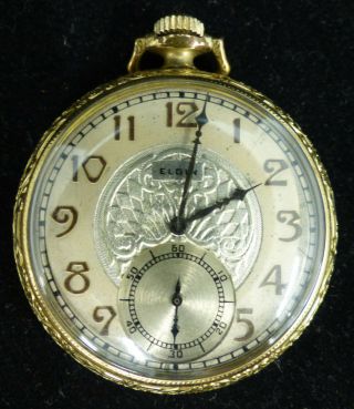 Antique Elgin 17 Jewels Gold Filled Pocket Watch