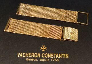 Vacheron & Constantin 18 K.  Solid Yellow Gold Watch Bracelet Perfect.