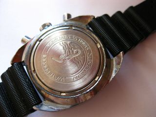 Ruhla Chronograf Chronograph Vintage Diver STYLE Watch GDR Germany 4