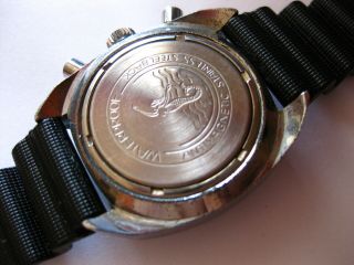 Ruhla Chronograf Chronograph Vintage Diver STYLE Watch GDR Germany 6