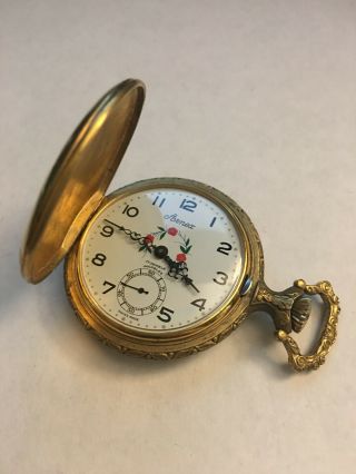ARNEX BOAT 17 JEWEL INCABLOC SWISS MADE POCKET WATCH WITH PAPERS 5