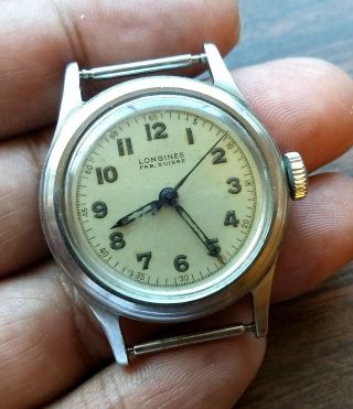 Vintage French Military Longines.  Marine Nationale MN.  Fab Suisse. 7