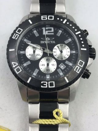 Men’s Invicta 17401 45mm Pro Diver Chronograph Two - Tone Stainless Steel Watch