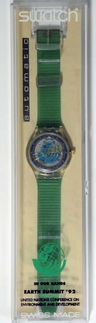 Swatch Watch Sak 102 Automatic Time To Move 1991