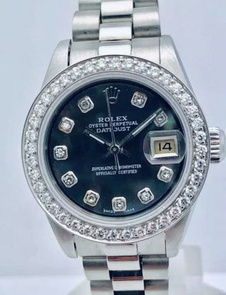 Rolex Datejust Diamond Dial And Bezel Ladies Stainless Steel 26mm