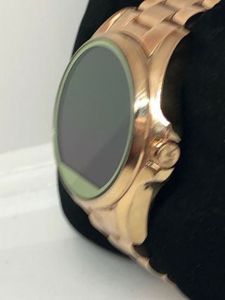 Michael Kors MKT5004 Women ' s Bradshaw Rose Gold Tone Dial Smart Watch Bb937 3