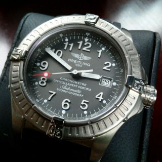 Breitling Avenger Seawolf E17370 Swiss Made Auto Chronometer 3000m 44mm Titanium