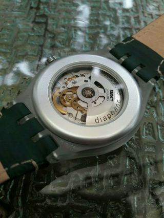 Mens Swatch Irony Diaphane Automatic Swiss Skeleton Watch - Eta Mechanical Mvmt