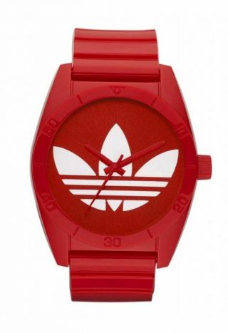 Adidas Originals Trefoil Adicolor Santiago Red Unisex Watch (adh2655)