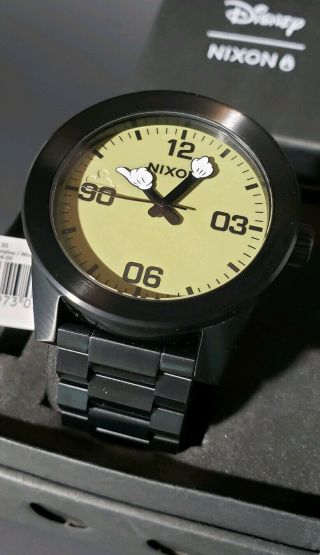 Nixon X Disney Limited Edition Mickey Arms Corporal Ss Black/surplus Watch