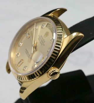 Style of Rolex 118238,  Custom Made After Market 18K Solid Yellow Gold Day - Date 3