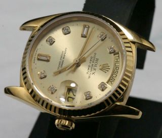 Style of Rolex 118238,  Custom Made After Market 18K Solid Yellow Gold Day - Date 5