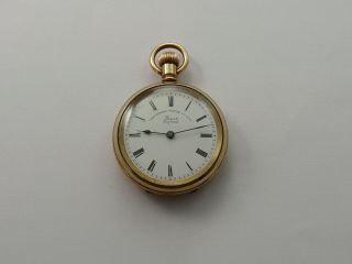 Vintage C1920 Small Size Gold Filled Lancashire Watch Co Prescot Pocket Watch