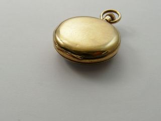 VINTAGE c1920 SMALL SIZE GOLD FILLED LANCASHIRE WATCH CO PRESCOT POCKET WATCH 4