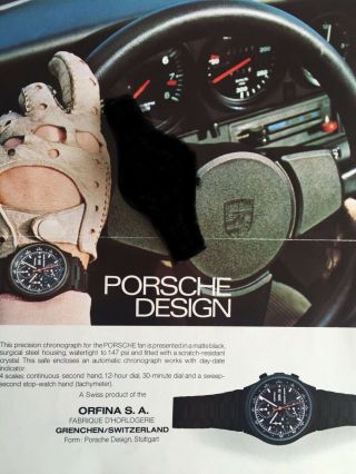 Orfina Porsche Design Vintage Chronograph 1970s Valjoux 7750 TOP GUN 12
