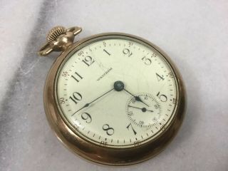 Waltham Pocket Watch,  18 Size,  17j,  Grade 825,  Model 1883,  Vintage 1907