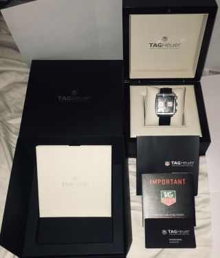 Tag Heuer Monaco CAW2114 Chronograph Watch Calibre 12 - Box and Papers 1 Owner 2