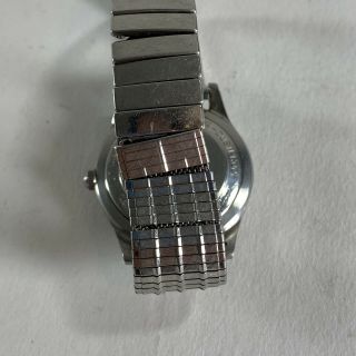 Vintage BENRUS 3021 Silver Shock Absorber Swiss Men ' s Wristwatch Running READ 8