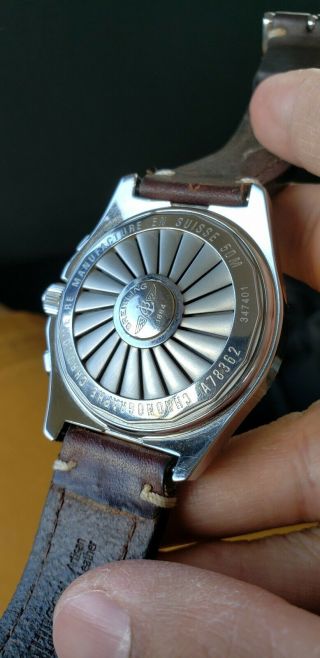 Breitling B - 1 SuperQuartz Chronograph A78362 43mm Black Stainless Watch 5