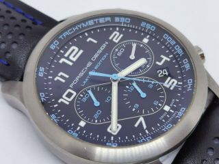 Porsche Design Limited Edition Blue Titanium P´6612 Chronograph - Cal Eta 2894 - 2