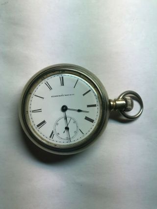 1888 Elgin G.  M.  Wheeler 18 Size Pocket Watch Running