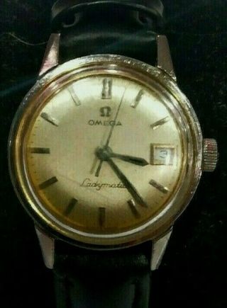 Omega Ladymatic Cal.  681 Automatic Special Edition Lady Vintage Date Very Rare