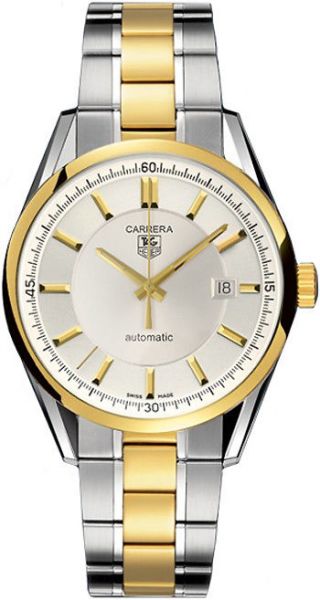 Wv215a.  Bb0788 Tag Heuer Carrera Automatic 18k Stainless Steel Mens Luxury Watch