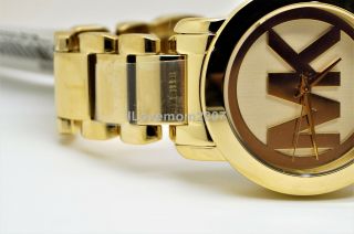 ❤️ Michael Kors Women ' s Gold Tone Stainless Steel Bracelet Watch MK3206,  BOX 3