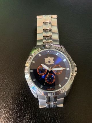Auburn Men’s Fossil Watch (pre - Owned) (needs Battery)