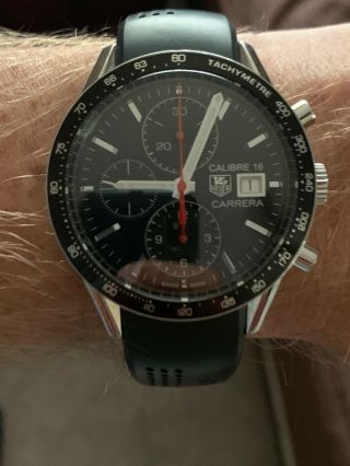 TAG Heuer Carrera Calibre 16 Chronograph CV201AK Wrist Watch for Men 11