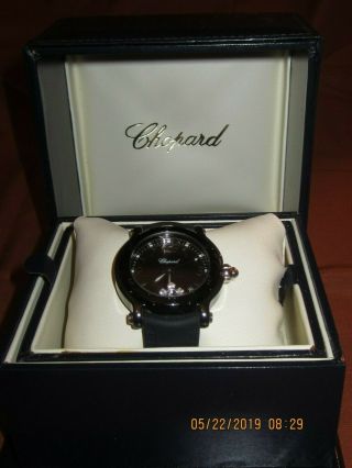 Chopard Happy Sport Floating Diamonds Ladies Watch 598/3000 Ltd Ed 28/8507 W/box