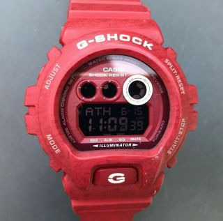 Rare Red Casio G - Shock Gd - X6900ht - 4 (3420) Xl 52mm Case