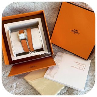 Pre - Owned 100 Authentic Hermes Heure H Watch 17.  2 X 17.  2 Mm