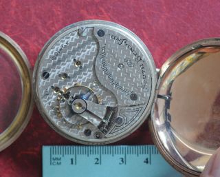 Vintage 1909 South Bend Pocket Watch,  15 Jewel,  size 18,  Not Running 3