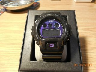 Authentic Casio Dw - 6900mf G Shock G - Shock Watches Rubber Mens Purple Dial