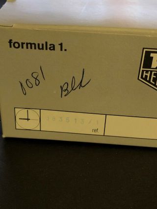 TAG HEUER Formula 1 EMPTY Watch Box Round Twist 383513/1 7